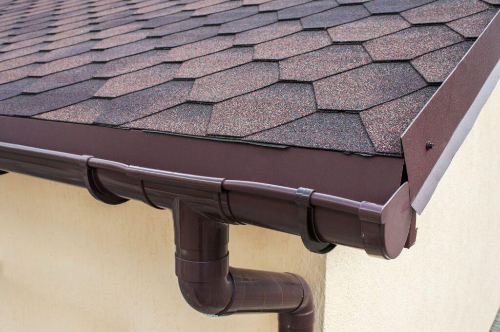Luxury shingles on a roof