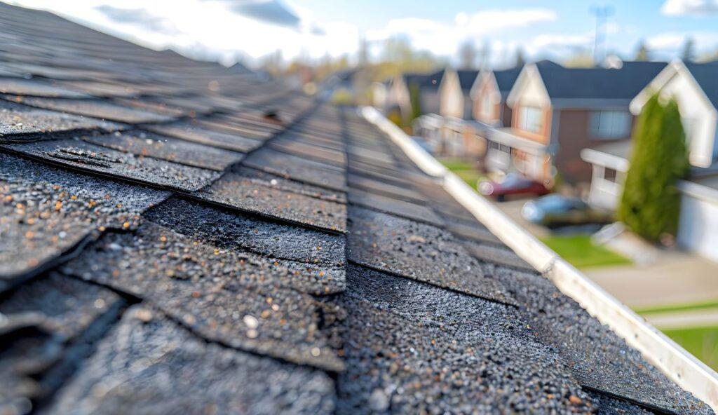 Roof with shingles installed poorly