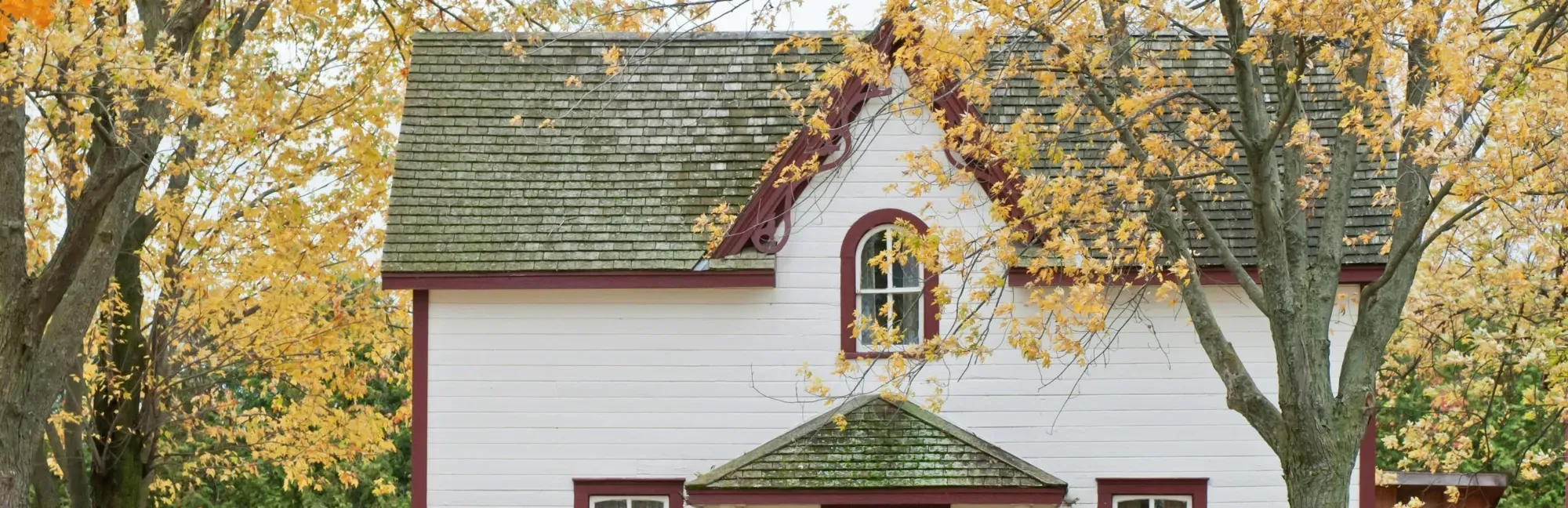 Roof during fall season